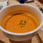 イタリアンレストラン ルッチコーレ - 料理長特製 オマール海老のビスクスープ
