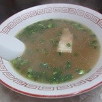 お食事処　もり - 鶏スープ１２０円焼き飯と一緒に食べると贅沢だぜ！