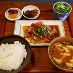 Asari Shokudou - 豚ロースのハニーマスタードソテー定食　1,000円
