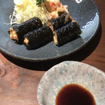 金鯱山 - 陶板焼きセット：カニコロ・イソアゲ