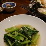 魚棚 - 青菜炒め