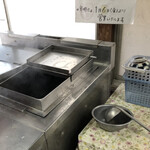 十河製麺 - ここで湯煎して出汁を注ぐ