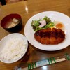 ヤマカワ - この日の日替りランチはトンカツ 690円