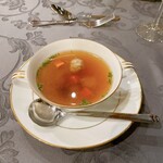 オーベルジュメソン - 鴨のスープ