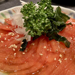 杏樹亭 岸根店 - 「トマトサラダ（税込¥600）」