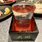 杏樹亭 岸根店 - 「地酒冷酒（鶴齢）（税込¥800）」