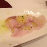 RISTORANTE REGA - スズキのカルパッチョ。