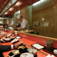 天一 本店 - 店長がいるお席で美味しい天ぷら