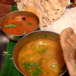 ダバ インディア - サンバルカレー、ラッサムスープ