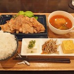 ATSUMI食堂 - 信州三元豚 太郎ぽーく 味噌漬け定食（ご飯大盛り）（お肉2倍）