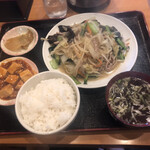 Shinsei Hanten - 野菜炒め定食 750円税込