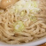 塩そば専門店 桑ばら - ネギトロ丼と全粒粉平打ち麺の塩かけそばの定食