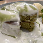サッカバッカ - 生地も抹茶