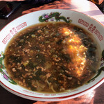 三井食堂 - 野沢菜タンタン麺 1100円