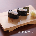 Sushi Kappou Shiro Haccha - 握り寿司でも白海老のおいしさを味わって。甘味が口に広がります