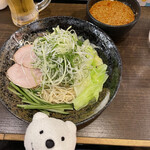 廣島つけ麺本舗 ばくだん屋 - 広島つけ麺醤油たれ Hiroshima Dipping Noodles with Soy Tare Sauce at Bakudanya, Nagarekawa, Hiroshima！♪☆