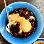 スタミナ苑 - 黒豆杏仁豆腐