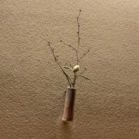 橦木町 しみず - 花:  椿、　枝:  白文字