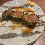 鳥茂 - ピーマン肉詰め