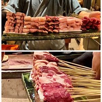 たでの葉 - 今宵炭火で焼くジビエ達は、蝦夷鹿（フィレとロースを別々に）イノシシは肩ロース・オナガガモ。
                    全12人分の食材です。
