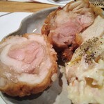 おいっちゃ - 鶏唐揚げ　トリュフマカロニサラダ