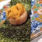 おいっちゃ - ホタテ磯辺焼き　生雲丹