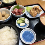 酒蔵一平 - ◯小鉢定食¥900(モカさん)…小鉢は3種、好みのものを選べます♪