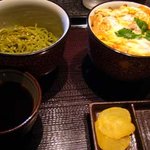 茶そば処 一庵 - ミニかつ丼セット