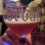 ヴィレッジヴァンガード ダイナー 吉祥寺 - オルヴァル（専用グラス）ビールです