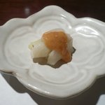 萌えぎ - 先付け（ズイキの胡麻和え）