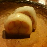 まろぎ - 酢漬レンコンの蟹肉詰め