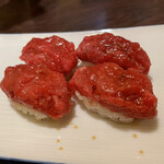 能登寿司 - 血合い近くふわふわ赤身