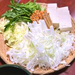 レストラン イコブ - 豚肉と芹のしゃぶしゃぶの具材　2022.12.21