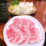 IKOBU - 豚肉と芹のしゃぶしゃぶの具材　2022.12.21