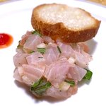 レストラン イコブ - しまあじのタルタル　2022.12.21