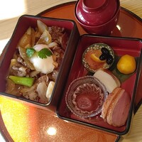 すき焼 藤尾 - すき焼二段重 3,300円