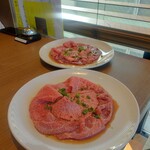 タンとタン焼肉いわしげ - 20221229特選和牛焼肉定食