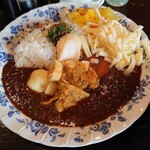 本石亭 - 欧風カレーチーズトッピング