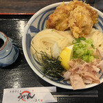 三ツ島 真打 - 俺のとり天ぶっかけ(冷)1150円