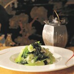 銀座アスター - 青野菜の炒め物