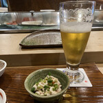 Sushishou Sagano - たちぽん、ビール