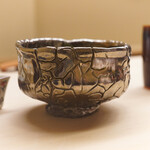 片折 - プラチナ釉薬の茶碗