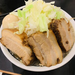 らー麺だるま - チャーシュートッピング（1180円）