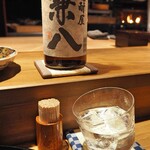 薪鳥新神戸 - 麦焼酎「兼八」（ロック）