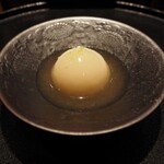 薪鳥新神戸 - 蕪 高原比内地鶏のスープ煮