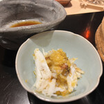 味あら井 - 渡り蟹からすみ