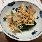 庄や - ほうれん草おひたし