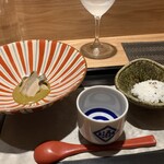 Sushi Asahi - 名物！！蒸し鮑のトリプリング