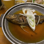 高峰温泉 - ニジマスの焼き浸し