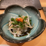 鮨 くぼた - フグ皮ぽん酢